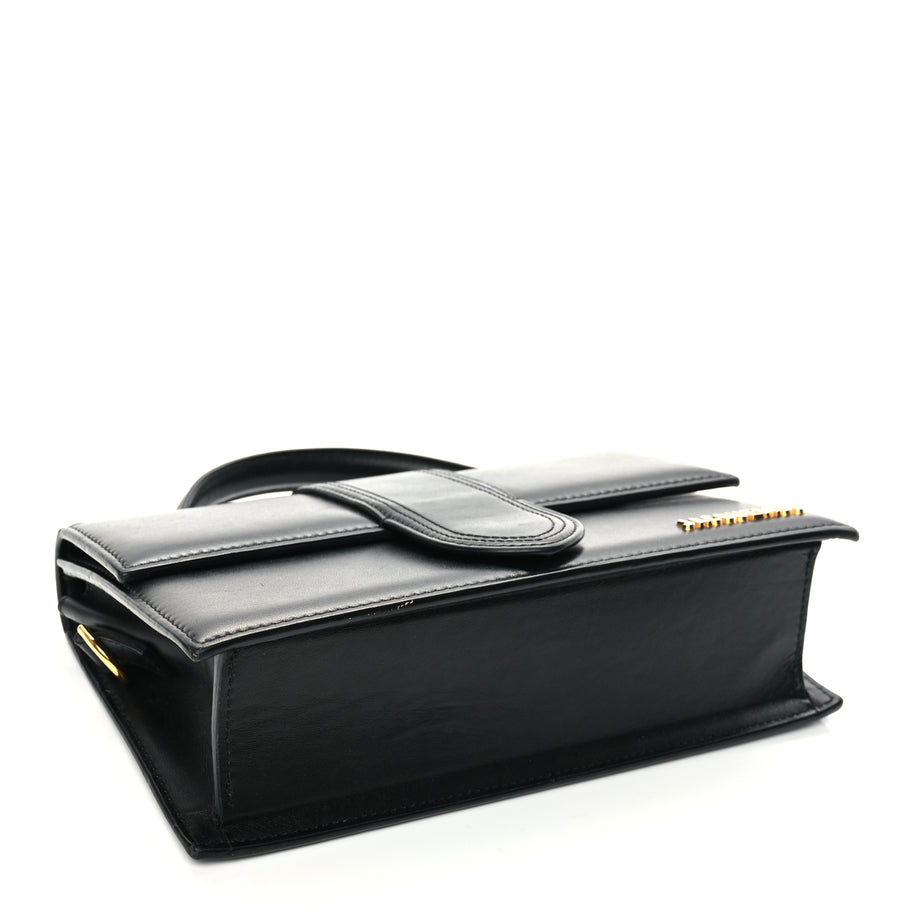 Jacquemus Smooth Calfskin Le Grand Bambino Black Image 3