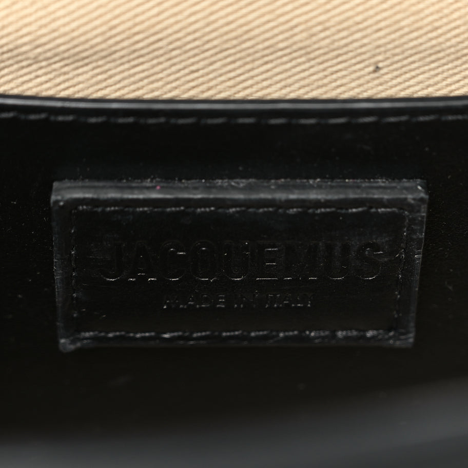 Jacquemus Smooth Calfskin Le Grand Bambino Black Image 5