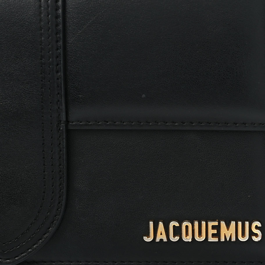 Jacquemus Smooth Calfskin Le Grand Bambino Black Image 6