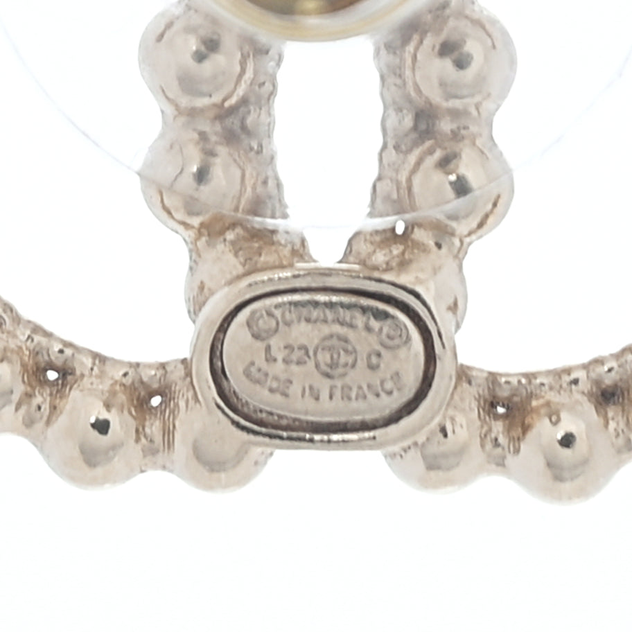 Chanel Studded CC Earrings Gold Image 4