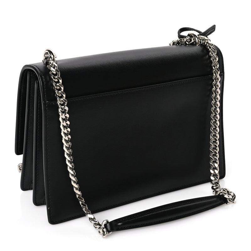  Saint Laurent Calfskin Medium Monogram Sunset Black