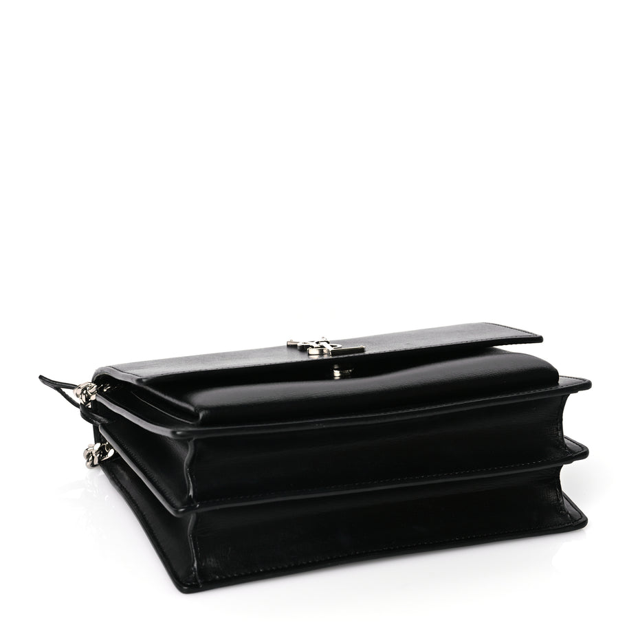 Saint Laurent Calfskin Medium Monogram Sunset Black Image 3