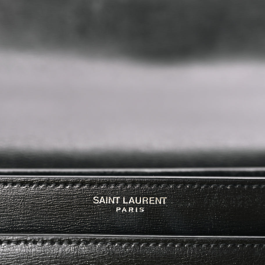 Saint Laurent Calfskin Medium Monogram Sunset Black Image 5