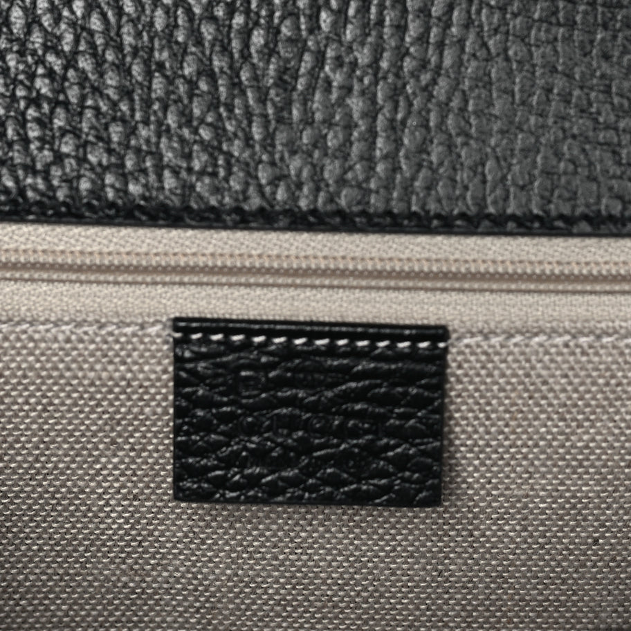 Gucci Dollar Calfskin Interlocking G Shoulder Bag Black Image 5