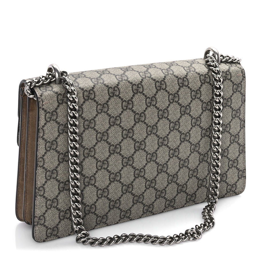 Gucci GG Supreme Monogram Small Dionysus Shoulder Bag Taupe Image 2
