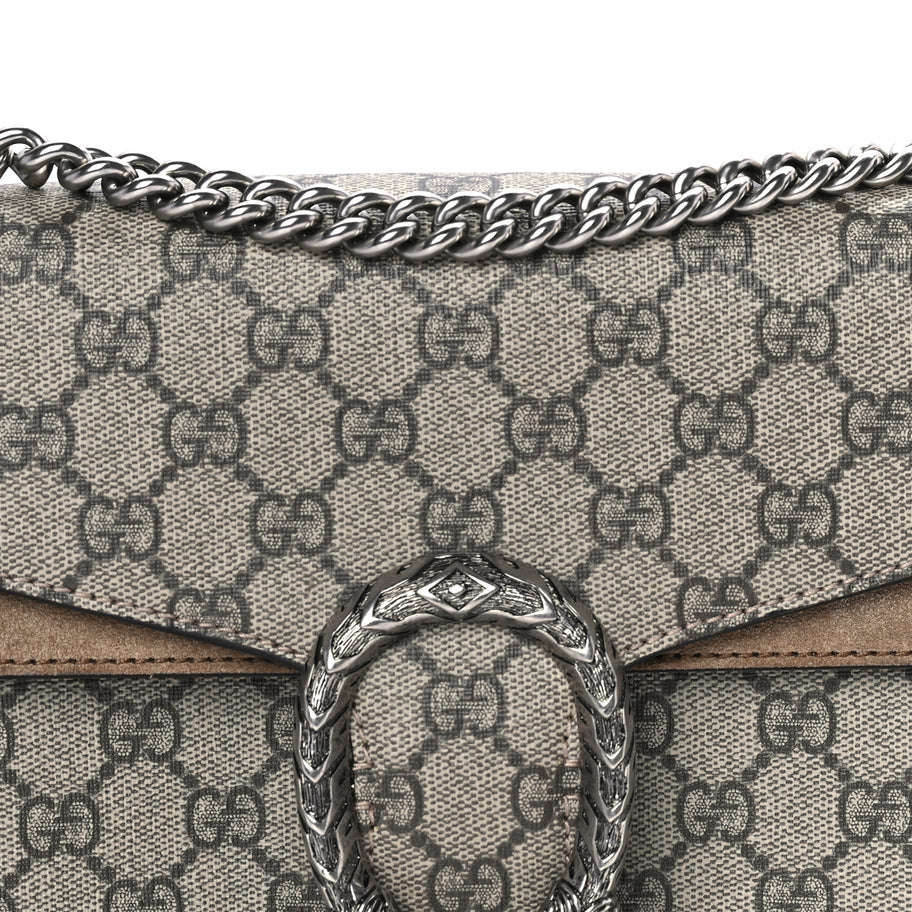 Gucci GG Supreme Monogram Small Dionysus Shoulder Bag Taupe Image 6