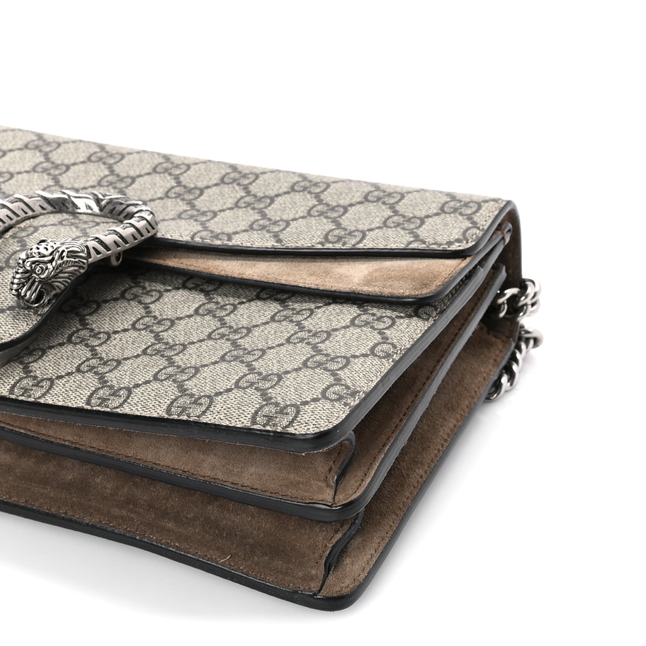 Gucci GG Supreme Monogram Small Dionysus Shoulder Bag Taupe Image 8