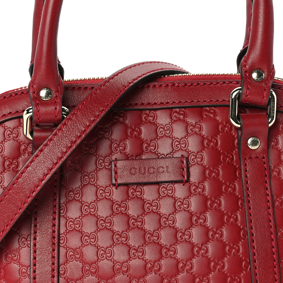 Gucci Soft Microguccissima Mini Dome Bag Rosso Image 6