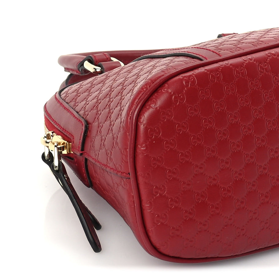 Gucci Soft Microguccissima Mini Dome Bag Rosso Image 7
