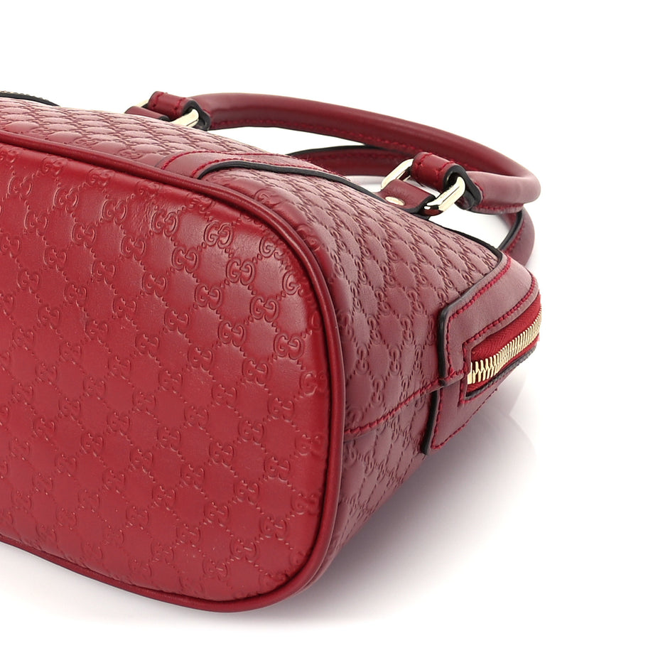 Gucci Soft Microguccissima Mini Dome Bag Rosso Image 8