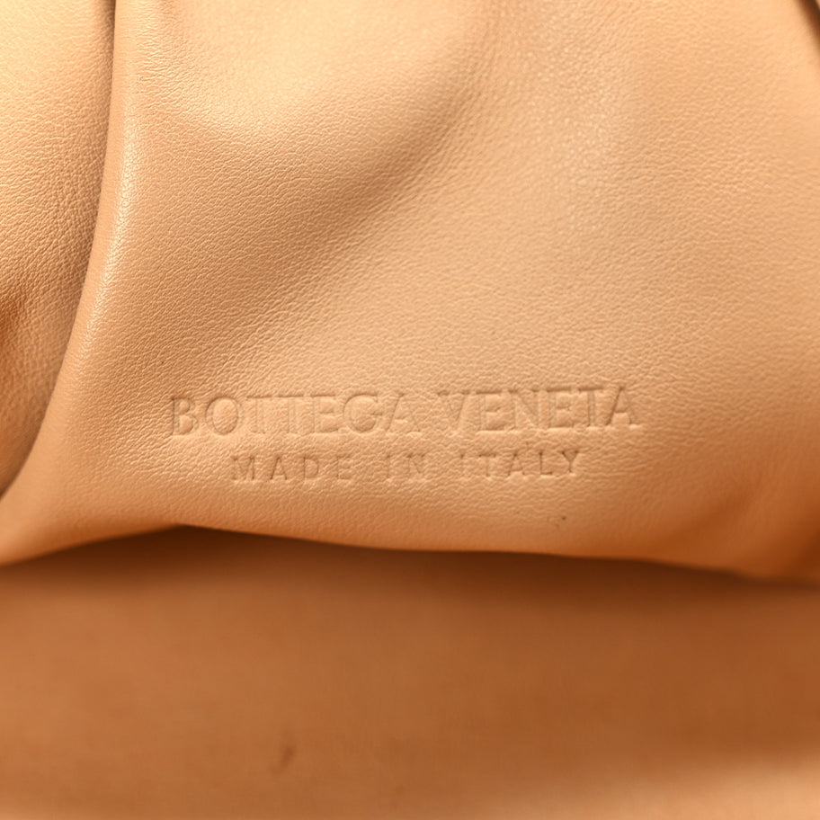 Bottega Veneta Smooth Butter Calf The Pouch Oversized Clutch Nude Image 6