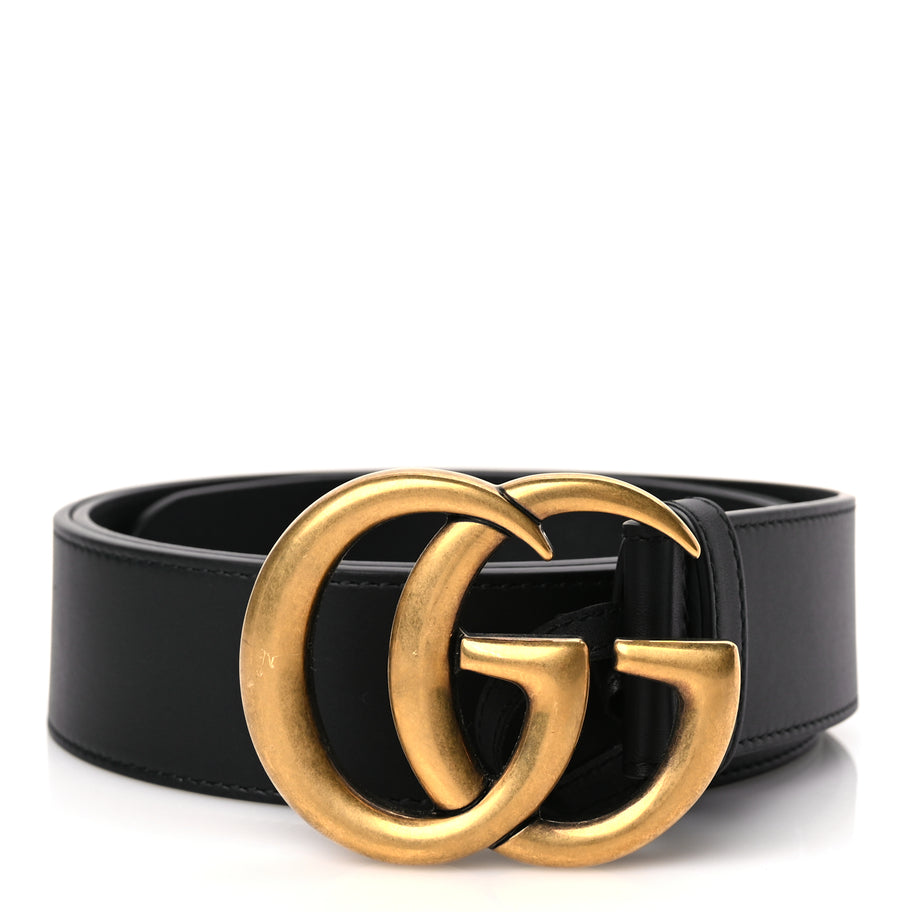 Gucci Calfskin Double G 40mm Belt 105 42 Black Image 1