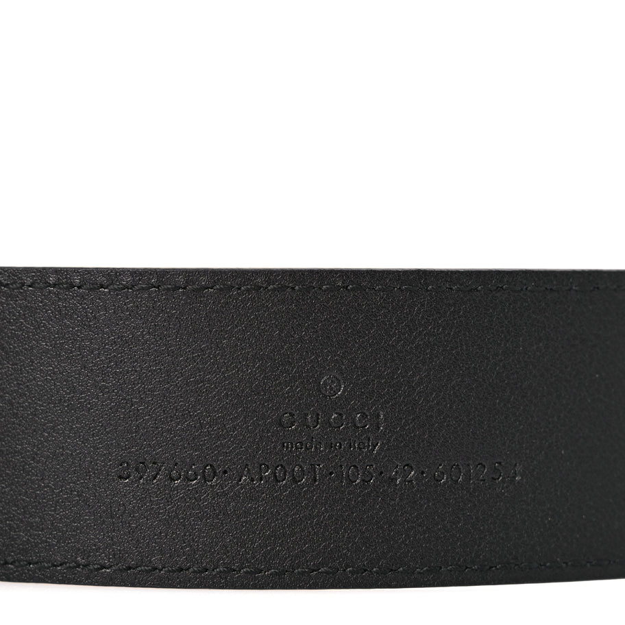 Gucci Calfskin Double G 40mm Belt 105 42 Black Image 3