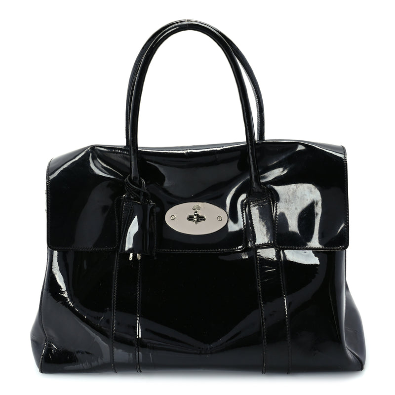  Mulberry Patent Bayswater  Black