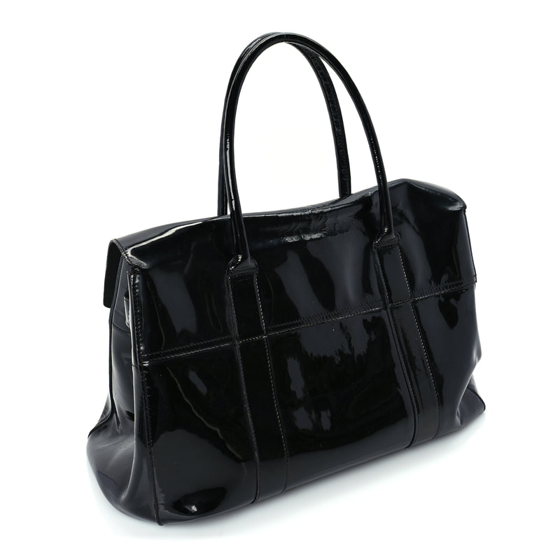  Mulberry Patent Bayswater  Black