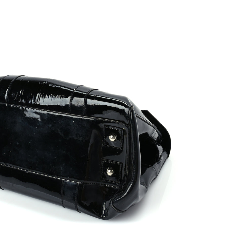 Mulberry Patent Bayswater  Black Image 8