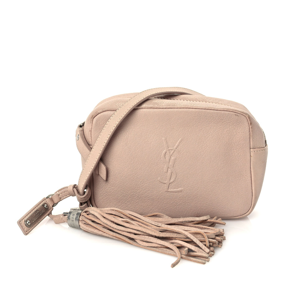 Saint Laurent Lambskin Monogram Lou Camera Belt Bag  Marble Pink Image 1