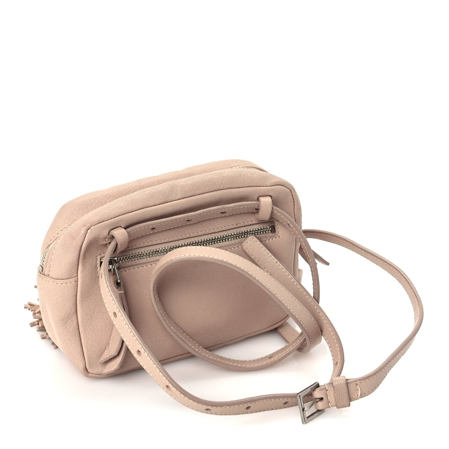 Saint Laurent Lambskin Monogram Lou Camera Belt Bag  Marble Pink Image 2