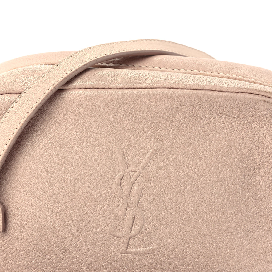 Saint Laurent Lambskin Monogram Lou Camera Belt Bag  Marble Pink Image 6