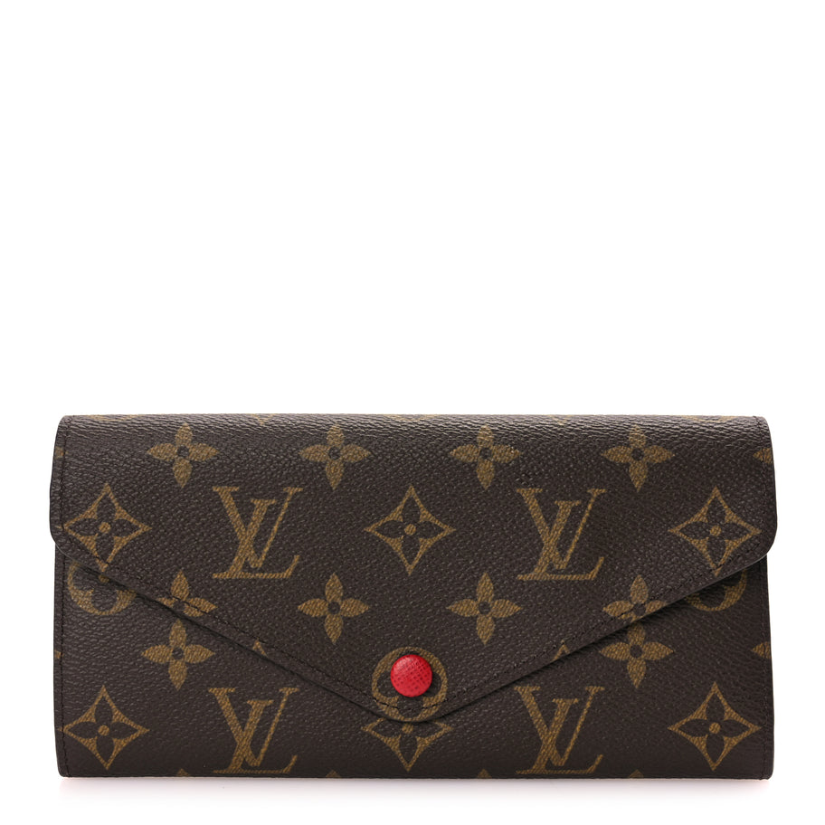 Louis Vuitton Monogram Josephine Wallet Red Image 1