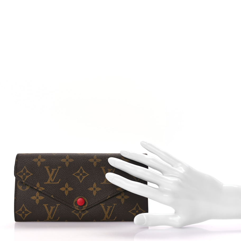 Louis Vuitton Monogram Josephine Wallet Red Image 2