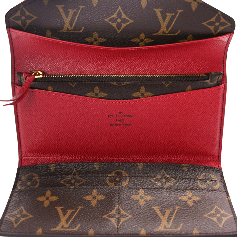 Louis Vuitton Monogram Josephine Wallet Red Image 5