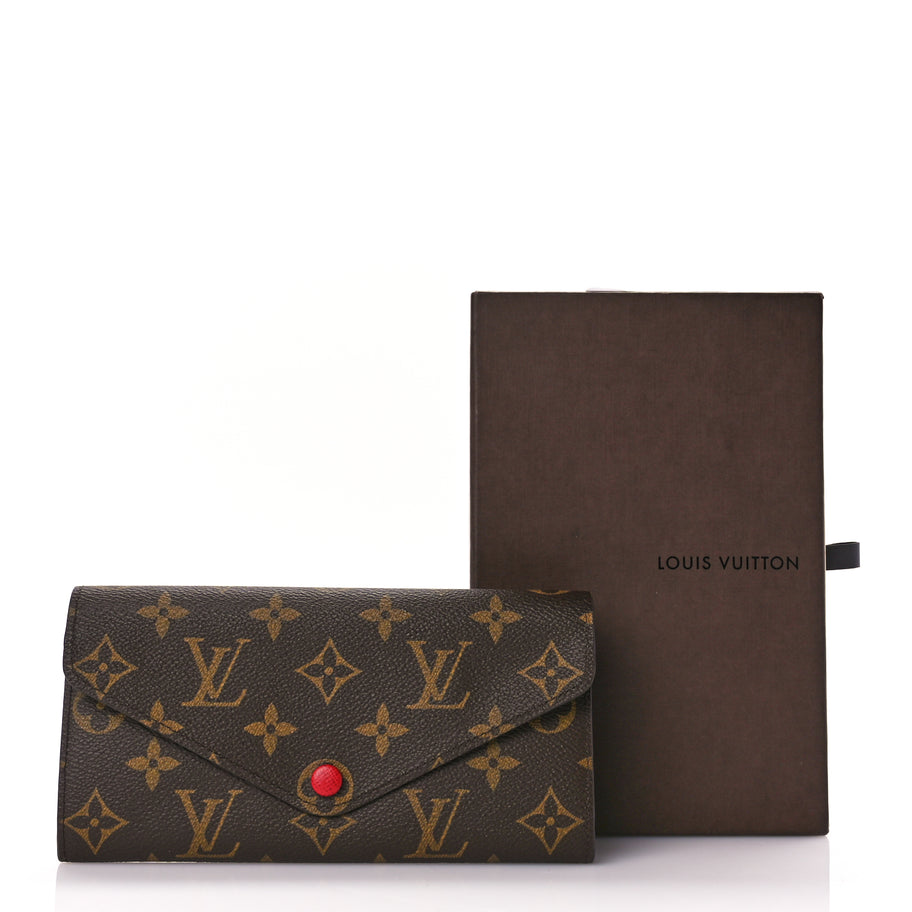 Louis Vuitton Monogram Josephine Wallet Red Image 7