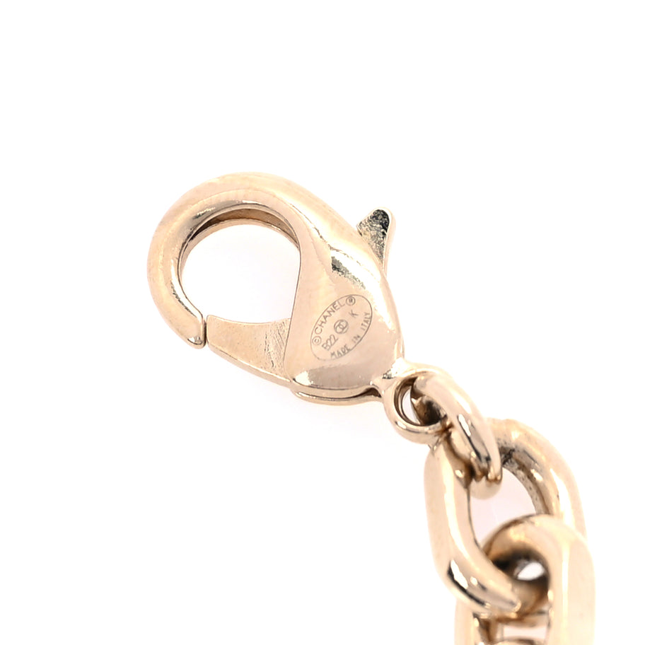Chanel Metal CC Chain Link Necklace  Gold Image 4