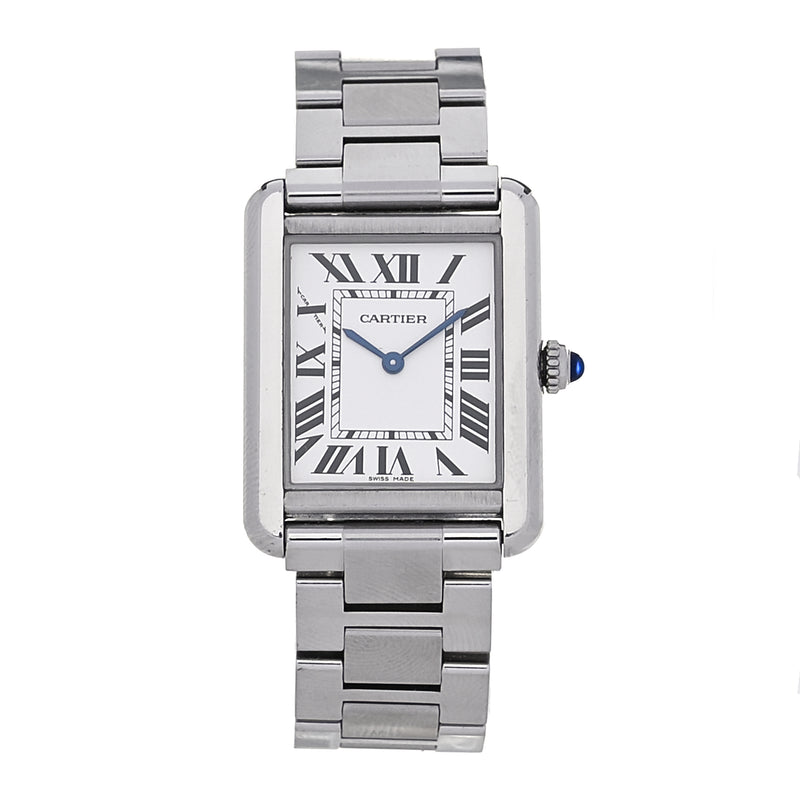  Cartier Stainless Steel 24mm Tank Solo Quartz Watch