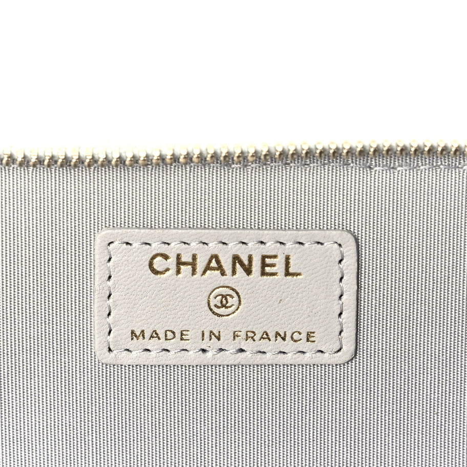 Chanel Lambskin Quilted Small Top Handle Vanity Case With Chain Image 5
