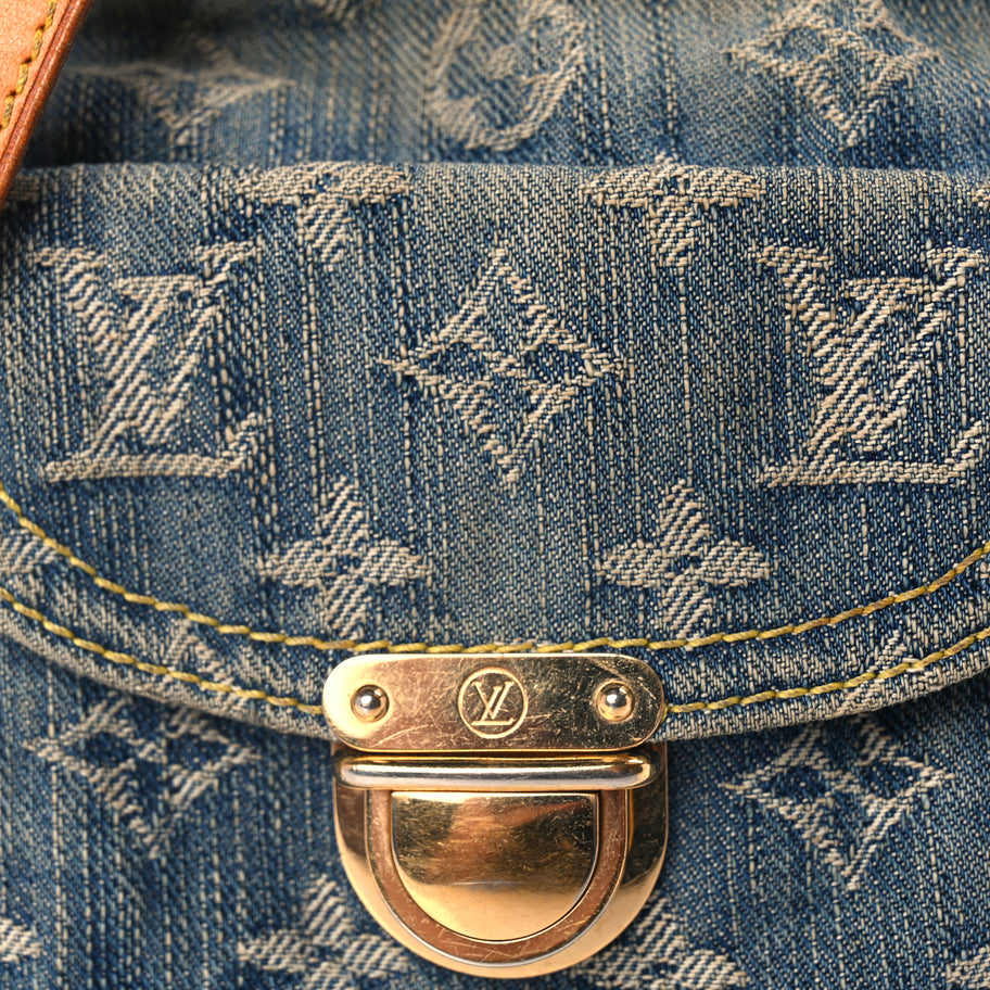 Louis Vuitton Monogram Denim Danube Blue Image 6