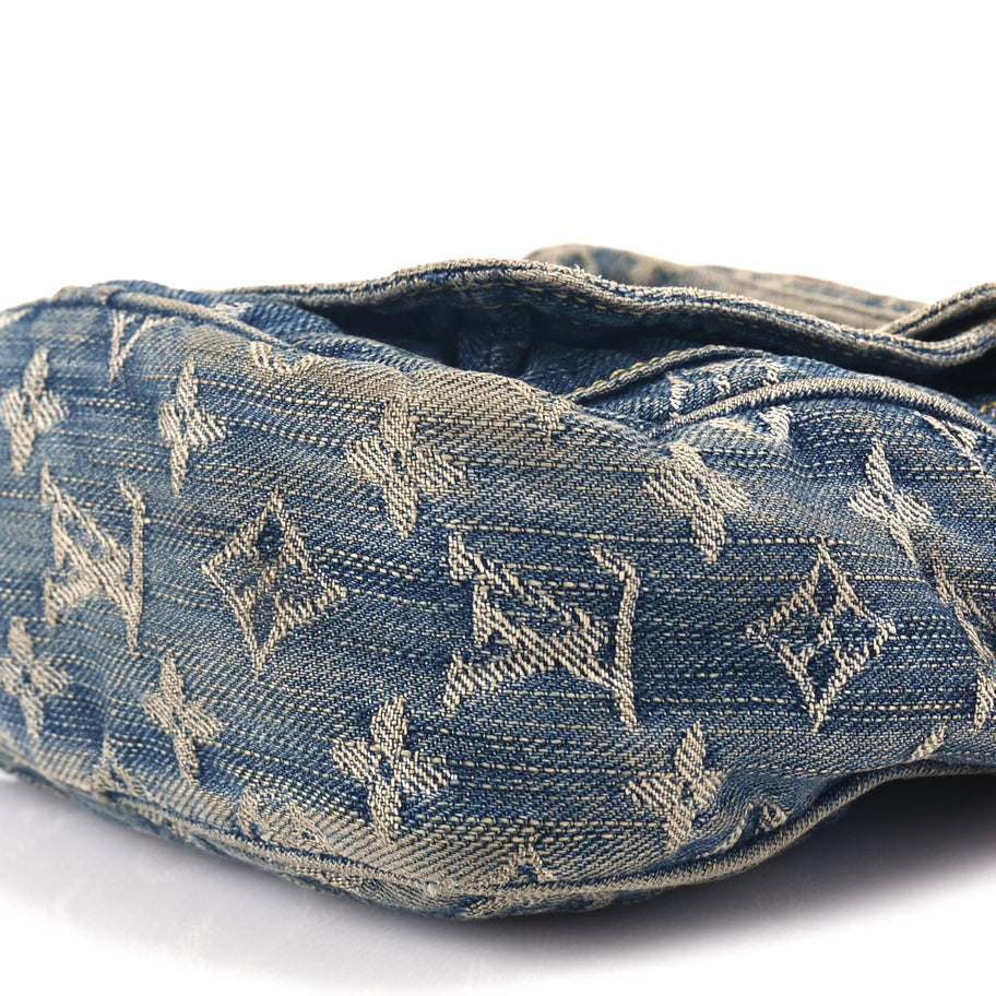 Louis Vuitton Monogram Denim Danube Blue Image 8