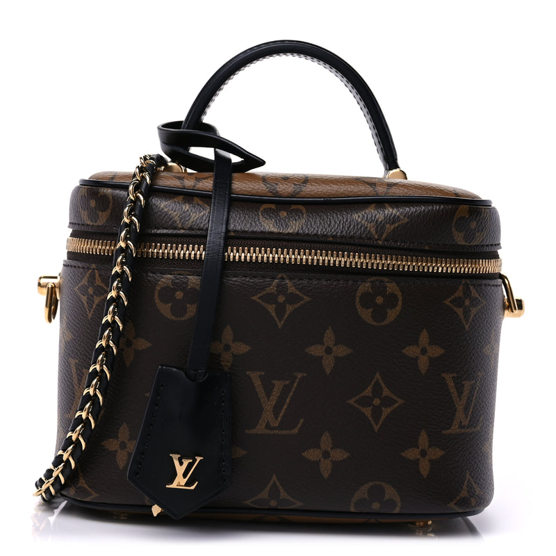  Louis Vuitton Reverse Monogram Vanity PM Black