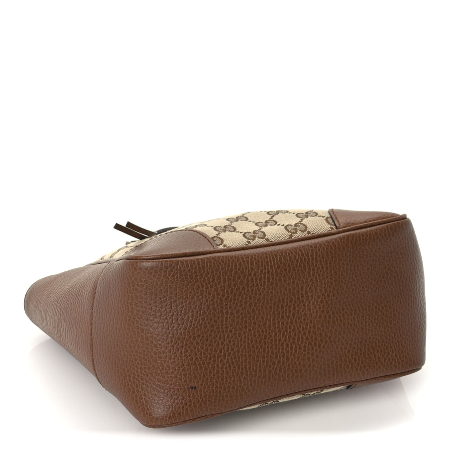 Gucci Monogram Small Bree Tote Beige Tabacco Image 4