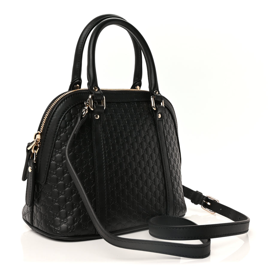 Gucci Microguccissima Mini Dome Bag Black Image 3