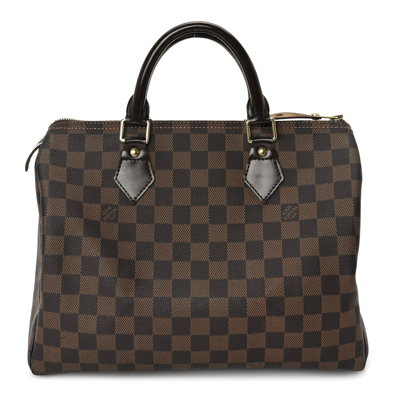  Louis Vuitton Damier Ebene Speedy 30