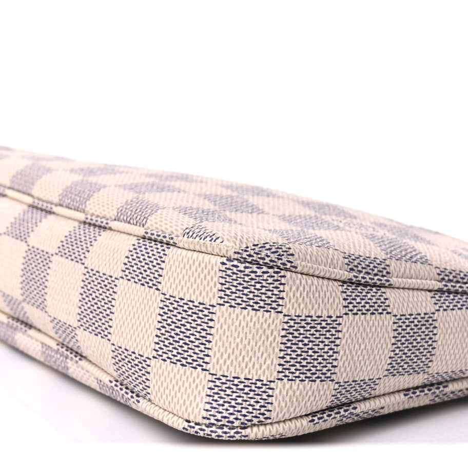 Louis Vuitton Damier Azur Pochette Accessories NM Image 9
