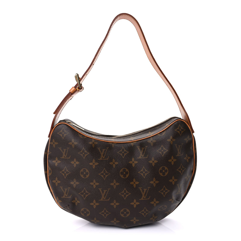  Louis Vuitton Monogram Croissant MM Brown