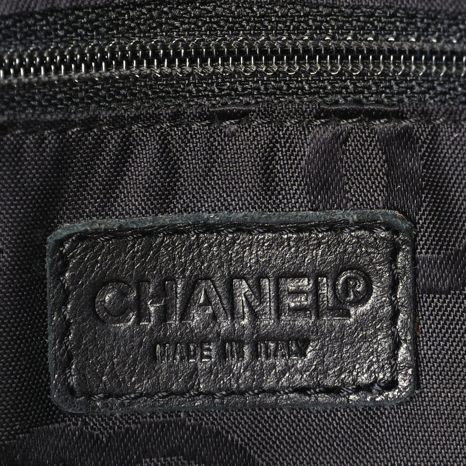 Chanel Calfskin Wild Stitch Top Handle Bag Black Image 6