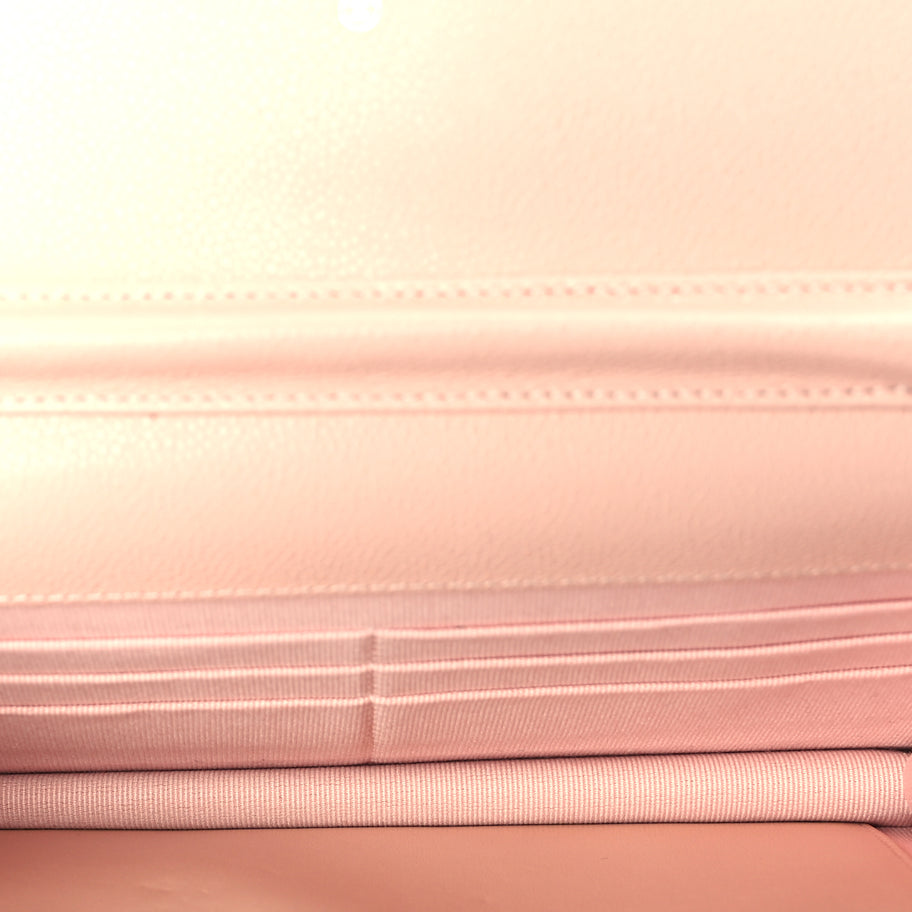 Chanel Caviar Quilted Wallet on Chain WOC  Light Pink Image 5