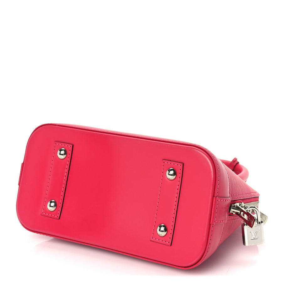 Louis Vuitton Epi Jacquard Alma BB  Rose Pondicherry Image 8