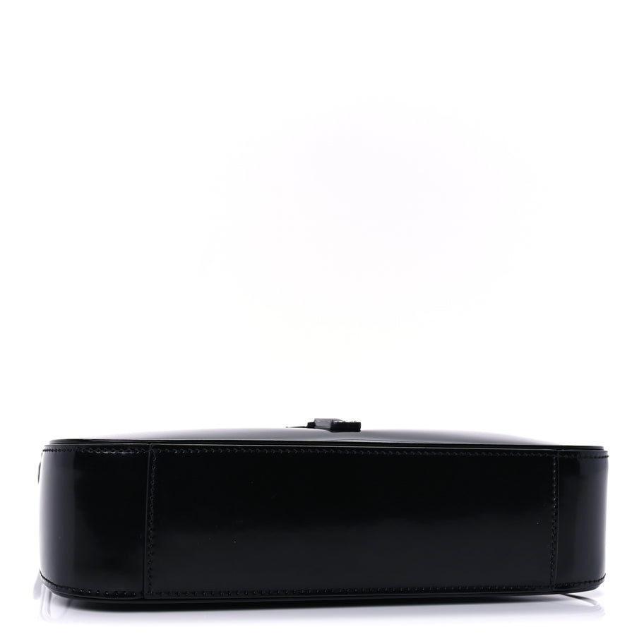 Saint Laurent Patent Le 5 A 7 Monochrome Hobo  Black Image 5