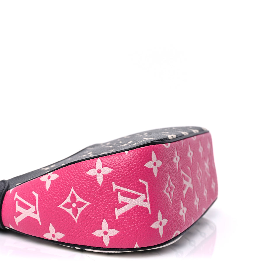 Louis Vuitton Empreinte Monogram Spring in the City Bagatelle NM  Black White Pink Image 8