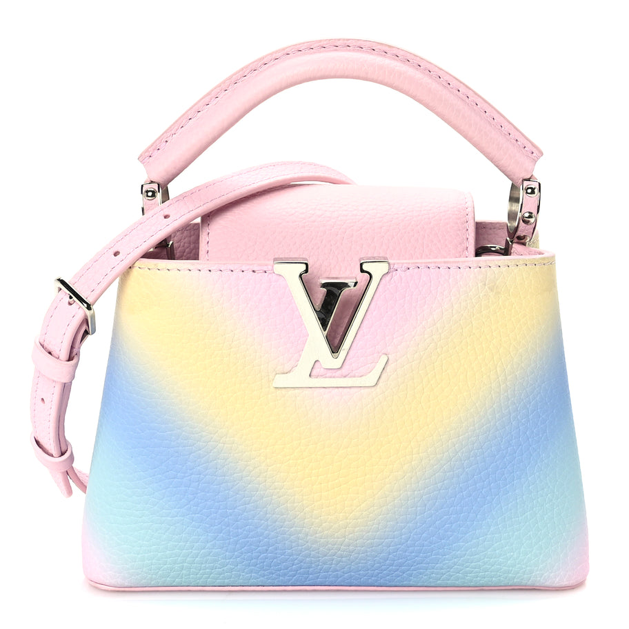 Louis Vuitton Taurillon Mini Degrade Rainbow V Capucines Image 2
