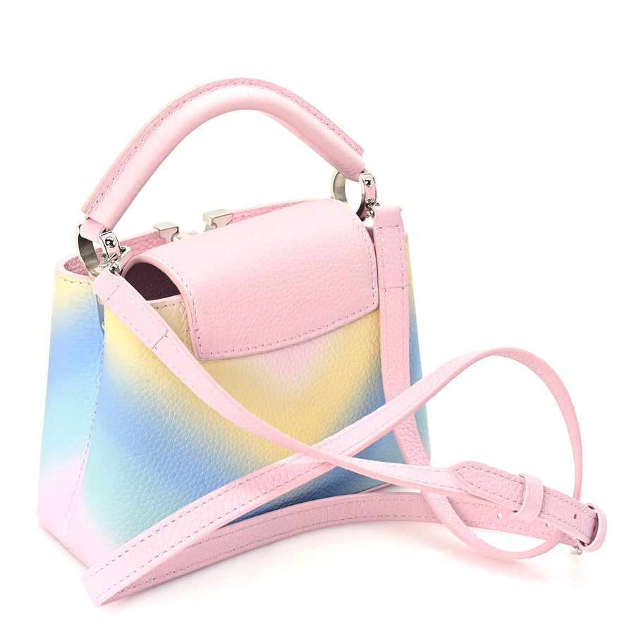Louis Vuitton Taurillon Mini Degrade Rainbow V Capucines Image 3