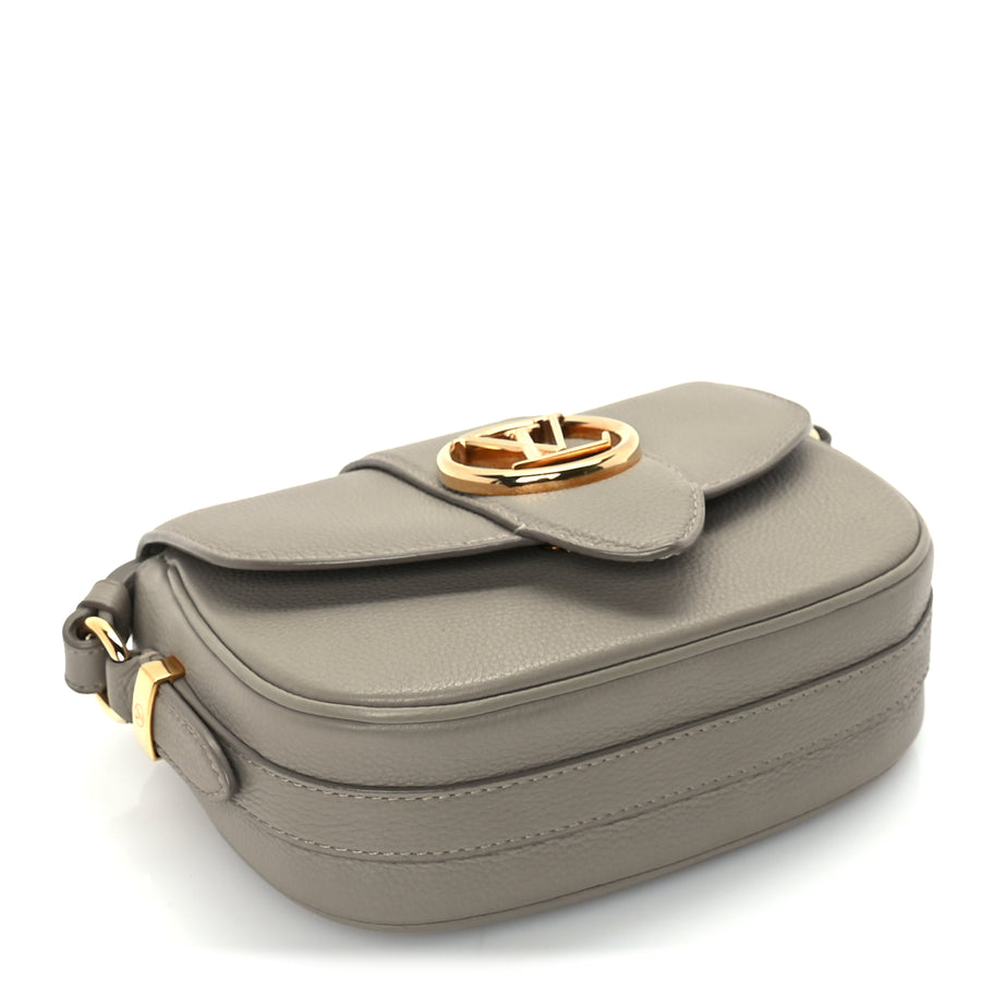 Louis Vuitton Grained Calfskin LV Pont 9 Soft PM Gris | Luxe