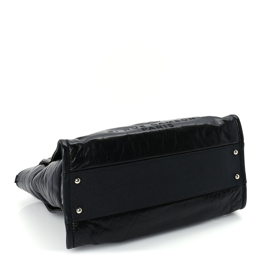 Chanel Glazed Calfskin Small Deauville Tote Image 3