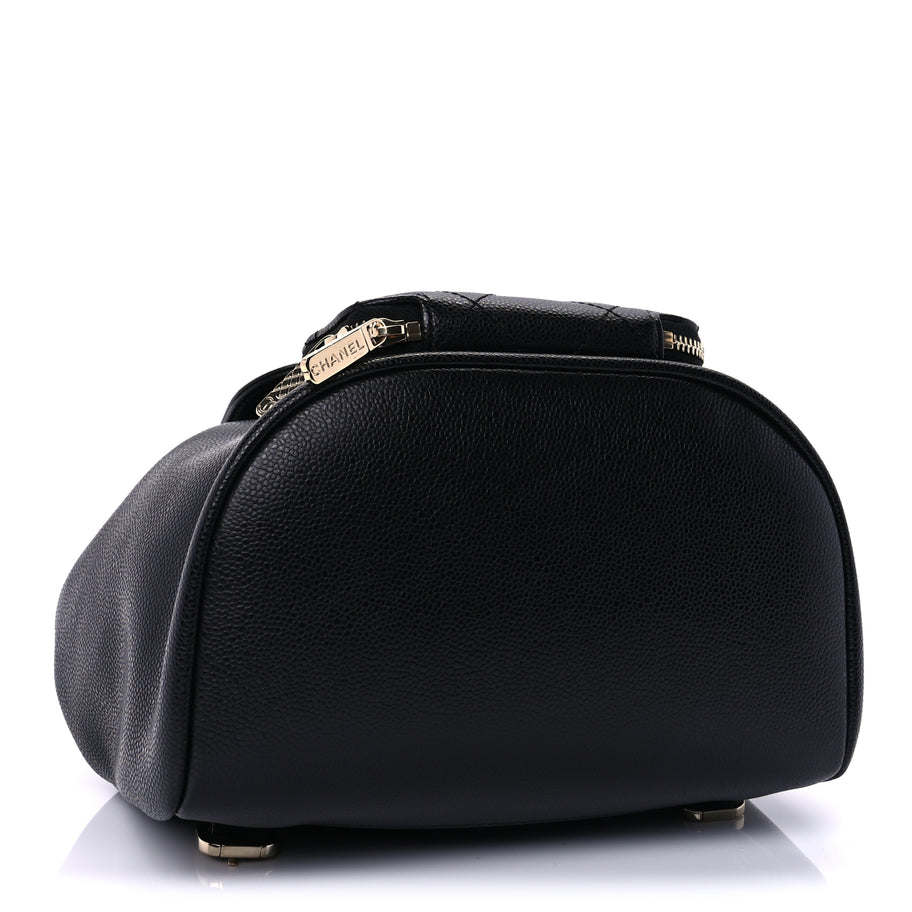 Chanel Caviar Quilted Mini Business Affinity Backpack  Black Image 4