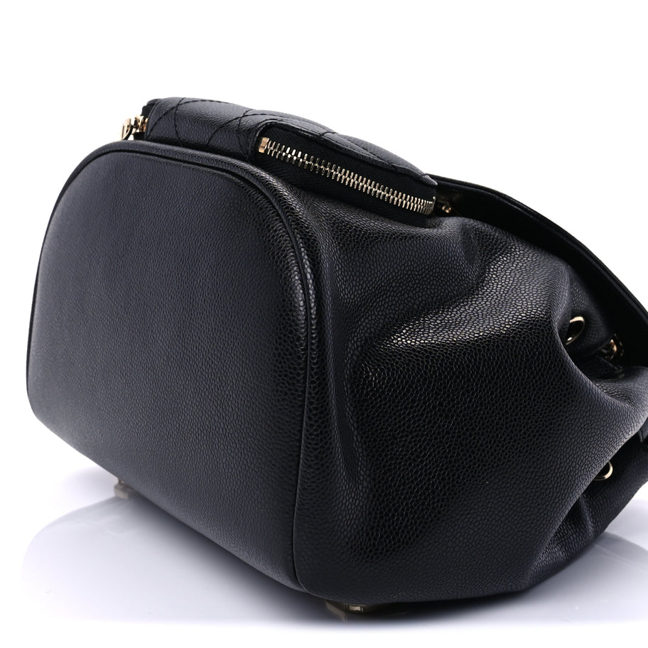 Chanel Caviar Quilted Mini Business Affinity Backpack  Black Image 10