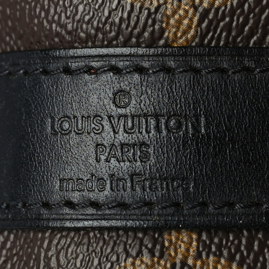 Louis Vuitton Monogram Macassar Keepall Bandouliere 45 Black Image 6